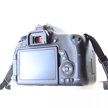 【中古】Canon EOS 8000D 18-55mm 55-250mm 一眼レフ デジタルカメラ　ズームレンズセット