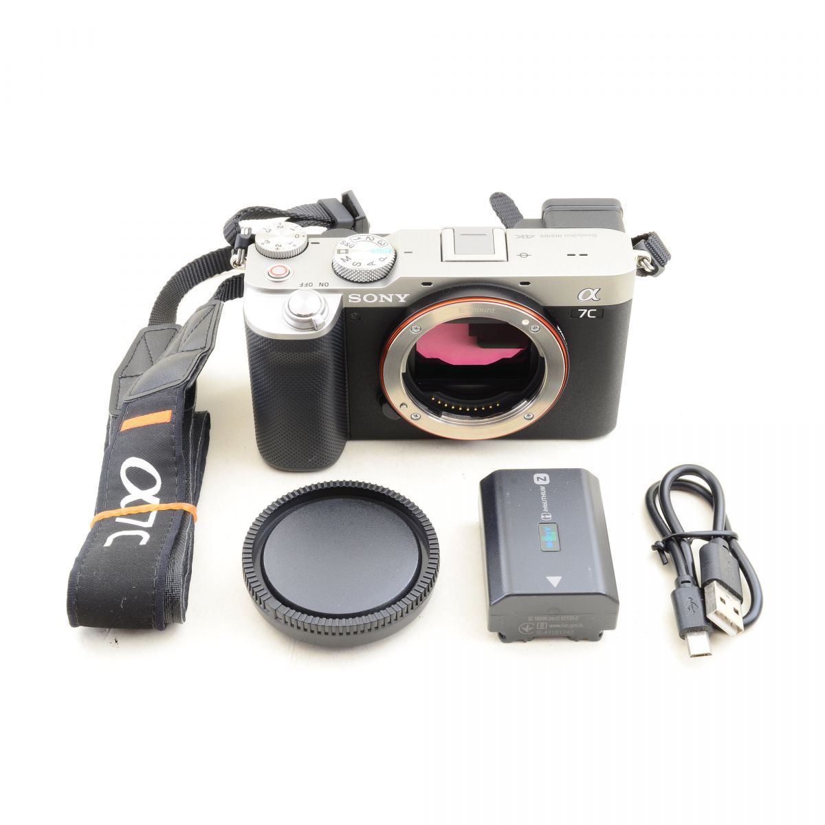 【中古】SONY a7C ILCE-7C 24.2MP ミラーレス 一眼 デジタルカメラ シルバー