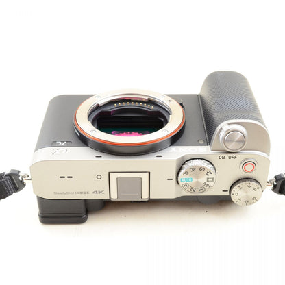【中古】SONY a7C ILCE-7C 24.2MP ミラーレス 一眼 デジタルカメラ シルバー