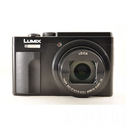 【中古】Panasonic LUMIX TZ95D コンパクト デジタルカメラ ブラック 元箱 ケース デジカメ パナソニック