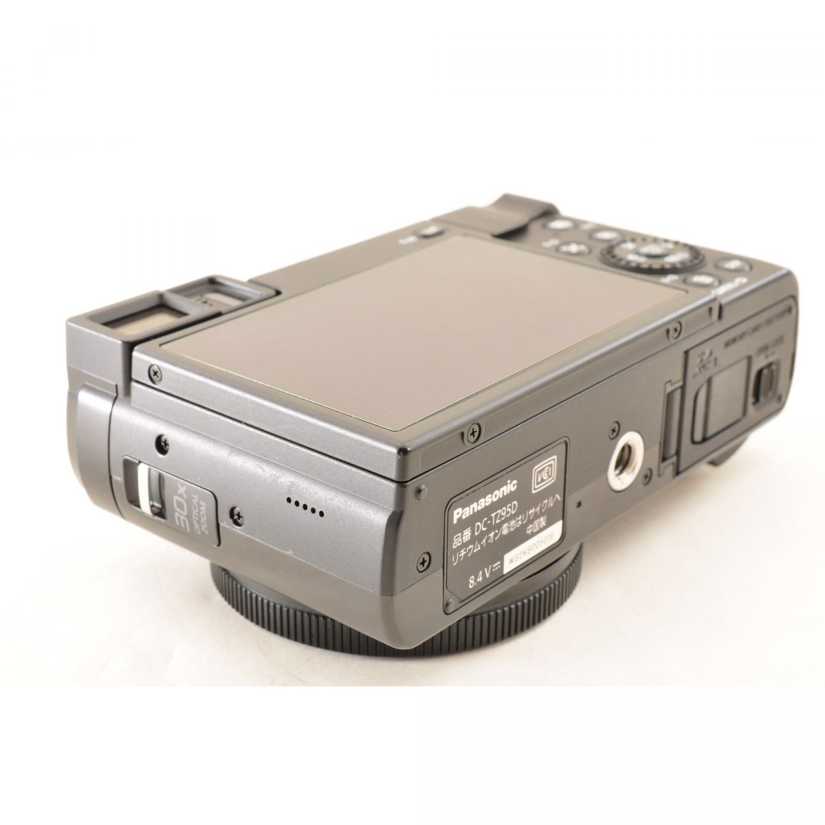 【中古】Panasonic LUMIX TZ95D コンパクト デジタルカメラ ブラック 元箱 ケース デジカメ パナソニック