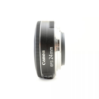 【中古】Canon EF-S 24mm f/2.8 STM 単焦点 パンケーキ カメラレンズ 交換レンズ キャノン