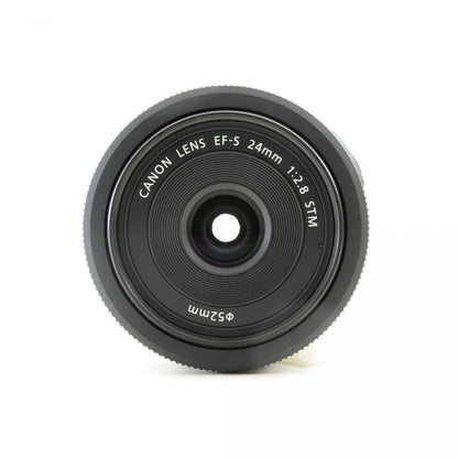 【中古】Canon EF-S 24mm f/2.8 STM 単焦点 パンケーキ カメラレンズ 交換レンズ キャノン