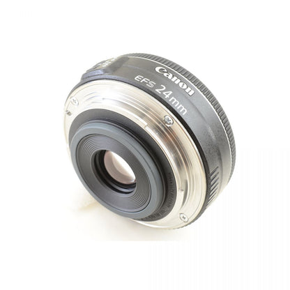 【中古】Canon EF-S 24mm f/2.8 STM 単焦点 パンケーキレンズ カメラレンズ 交換レンズ キヤノン