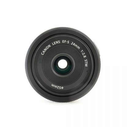 【中古】Canon EF-S 24mm f/2.8 STM 単焦点 パンケーキレンズ カメラレンズ 交換レンズ キヤノン