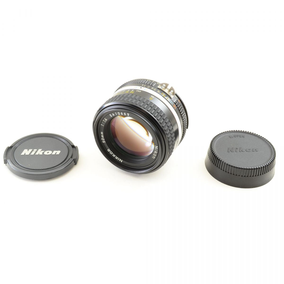 【中古】Nikon Ai-S NIKKOR 50mm f/1.4 単焦点 カメラレンズ 交換レンズ ニコン