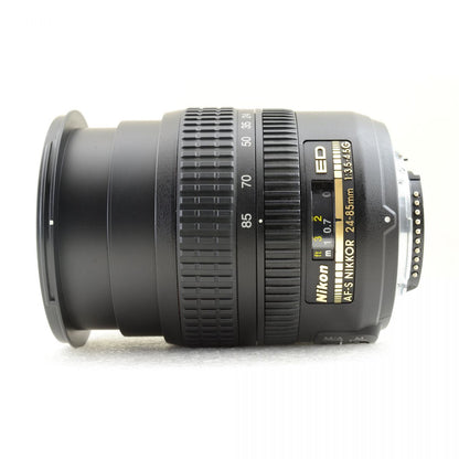 【中古】Nikon AF-S 24-85mm f/3.5-4.5G ED フード ズーム カメラレンズ 交換レンズ ニコン