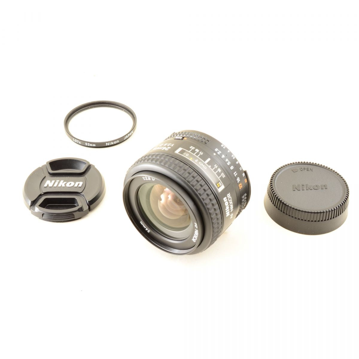 【中古】Nikon AF 24mm f/2.8D 単焦点 カメラレンズ 交換レンズ ニコン