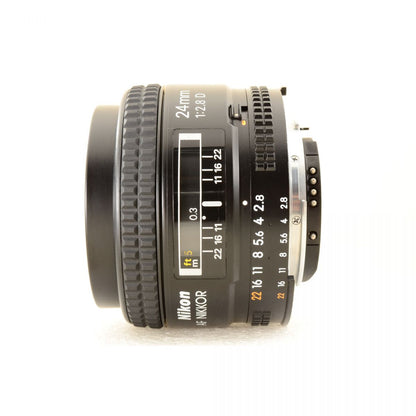 【中古】Nikon AF 24mm f/2.8D 単焦点 カメラレンズ 交換レンズ ニコン