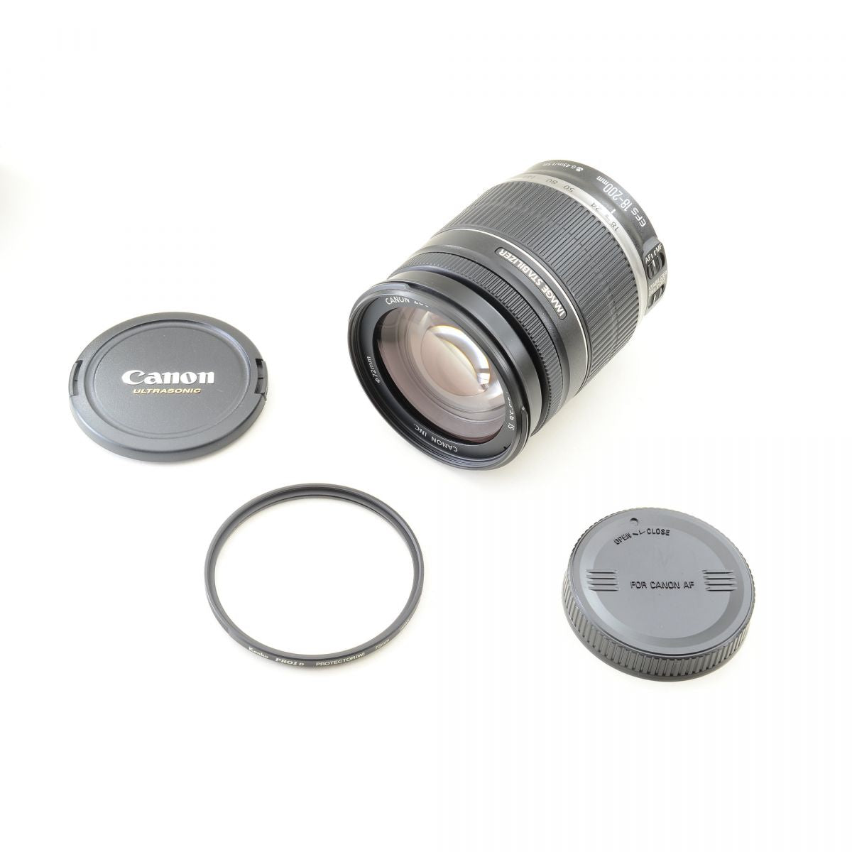 【中古】Canon EF-S 18-200mm f/3.5-5.6 IS ズームレンズ 交換レンズ キャノン