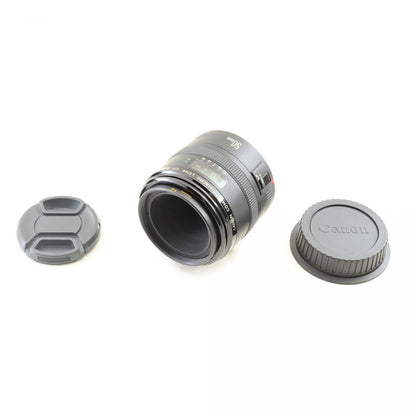 【中古】Canon EF 50mm f/2.5 Compact Macro 単焦点 カメラレンズ 交換レンズ キャノン