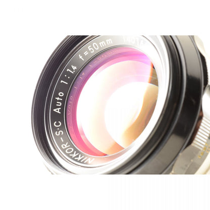 【中古】Nikon non-Ai NIKKOR-S.C 50mm f/1.4 単焦点 カメラレンズ 交換レンズ ニコン