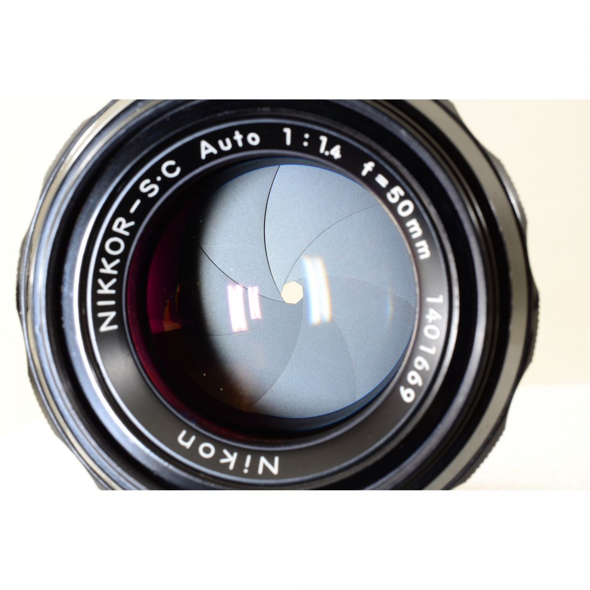 【中古】Nikon non-Ai NIKKOR-S.C 50mm f/1.4 単焦点 カメラレンズ 交換レンズ ニコン