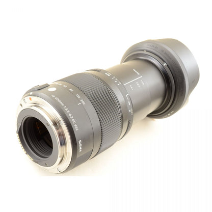 【中古】Sigma 18-200mm F3.5-6.3 DC MACRO OS HSM Contemporary キヤノンEF用 フード付 ズーム カメラレンズ 交換レンズ シグマ