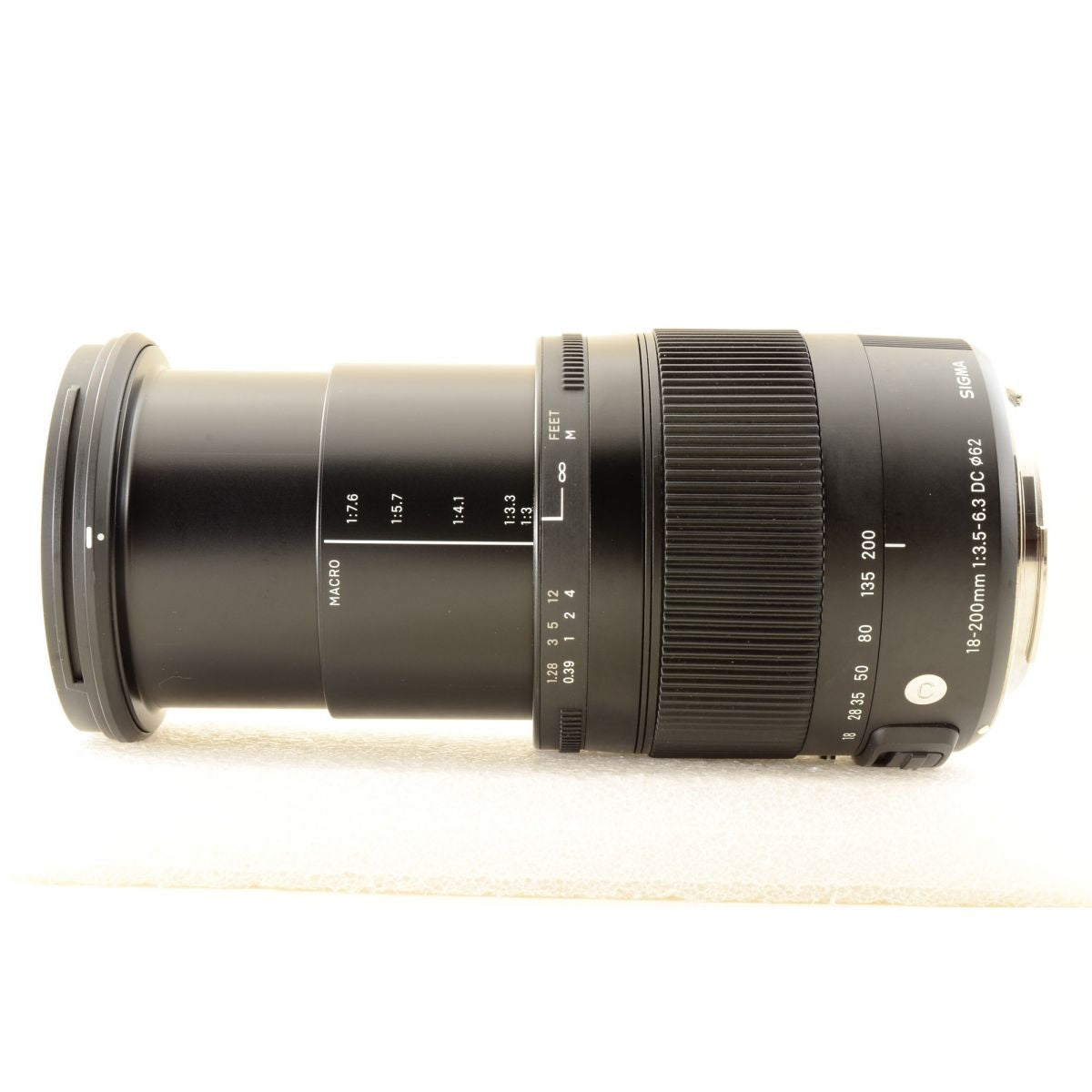 【中古】Sigma 18-200mm F3.5-6.3 DC MACRO OS HSM Contemporary キヤノンEF用 フード付 ズーム カメラレンズ 交換レンズ シグマ