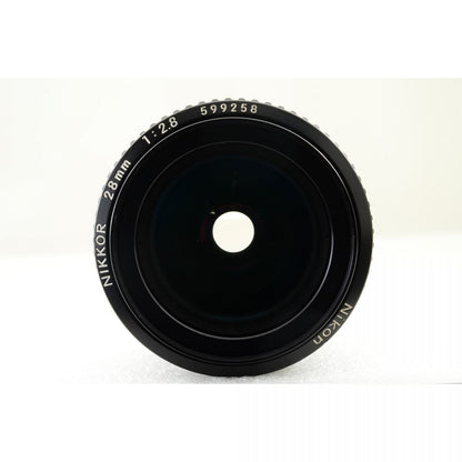 【中古】Nikon Ai NIKKOR 28mm f/2.8 28mm f/2.8 単焦点 カメラレンズ 交換レンズ ニコン
