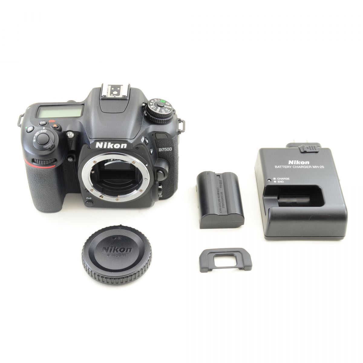 【中古】Nikon D7500 20.9MP 一眼レフ ブラック デジタルカメラ ニコン
