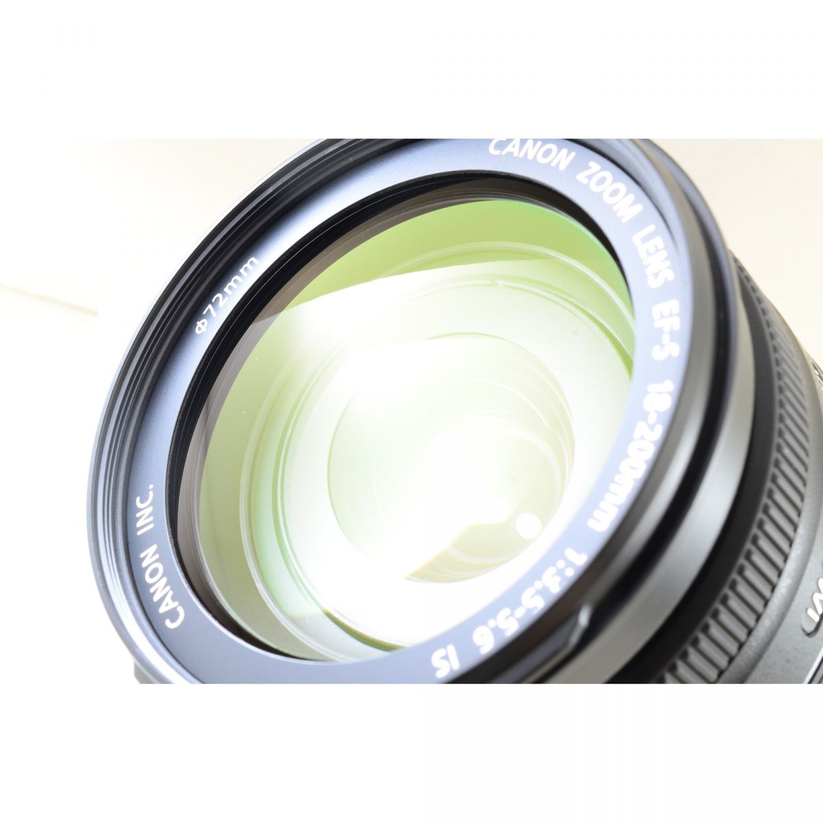 【中古】Canon EF-S 18-200mm f/3.5-5.6 IS ズーム カメラレンズ 交換レンズ 元箱 フード付 キヤノン