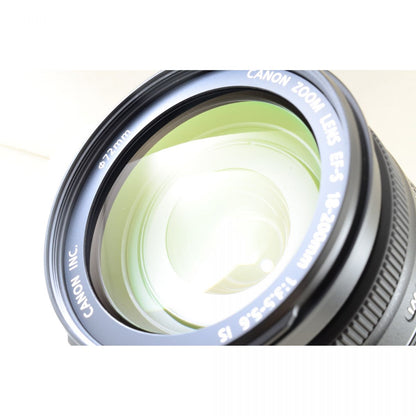 【中古】Canon EF-S 18-200mm f/3.5-5.6 IS ズーム カメラレンズ 交換レンズ 元箱 フード付 キヤノン