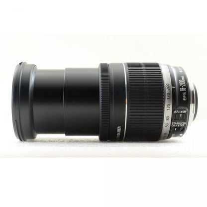 【中古】Canon EF-S 18-200mm f/3.5-5.6 IS ズーム カメラレンズ 交換レンズ 元箱 フード付 キヤノン