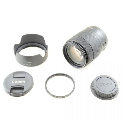 【中古】Canon EF-S 18-135mm F3.5-5.6 IS USM ズーム カメラレンズ 交換レンズ フード付 キヤノン
