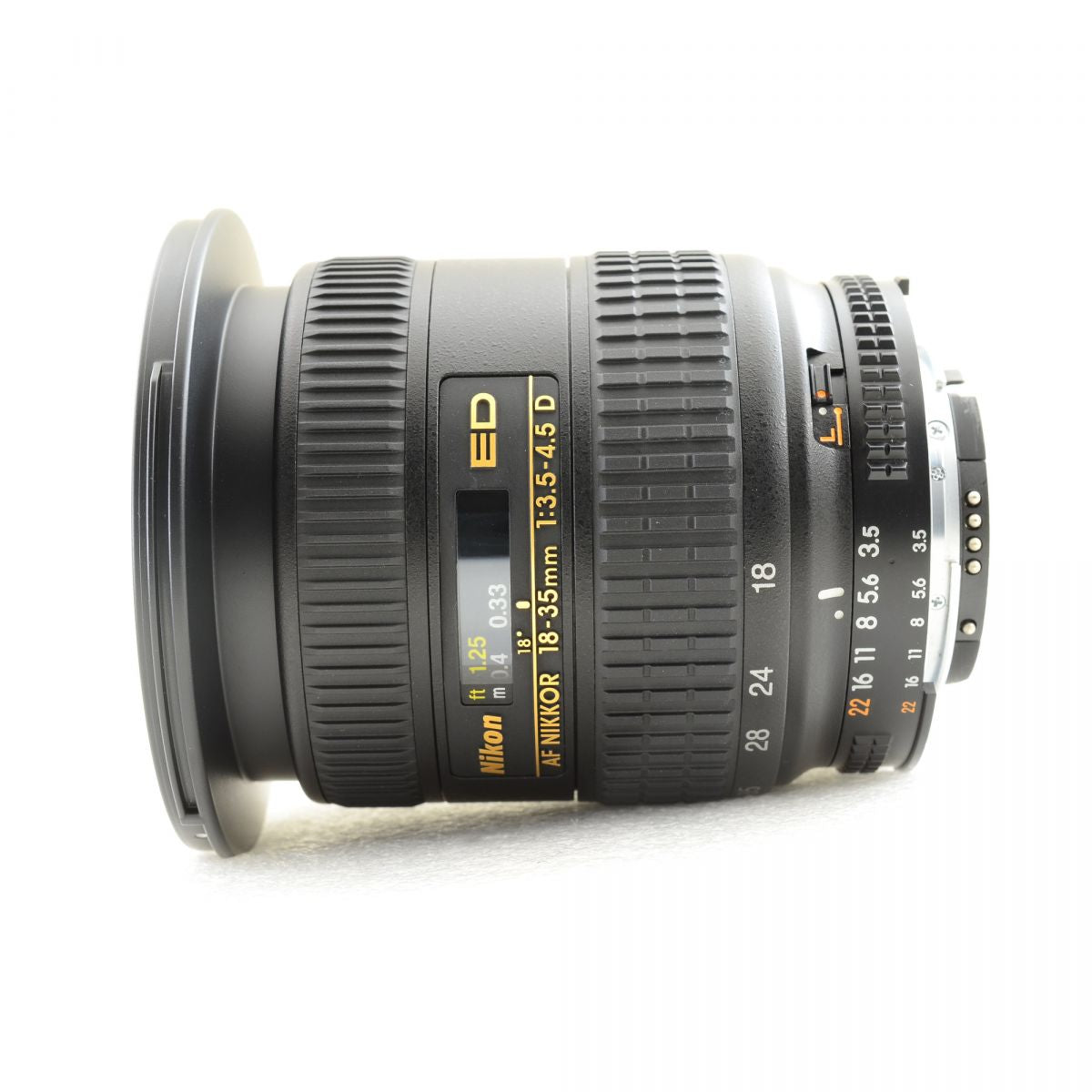 【中古】Nikon AF 18-35mm f/3.5-4.5D ED ズーム カメラレンズ 交換レンズ フード 元箱付 ニコン