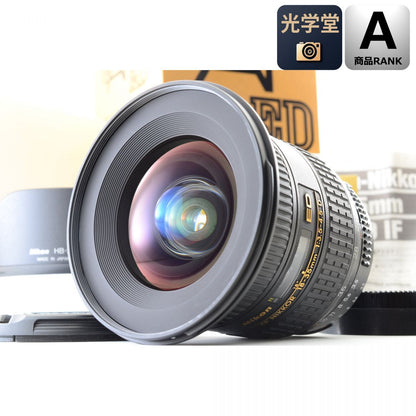 【中古】Nikon AF 18-35mm f/3.5-4.5D ED ズーム カメラレンズ 交換レンズ フード 元箱付 ニコン