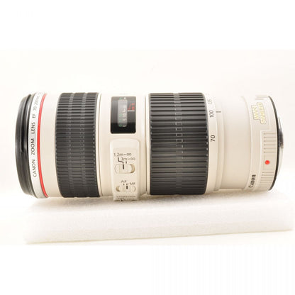 【中古】Canon EF 70-200mm f/4L IS USM 元箱 フード ズーム カメラレンズ 交換レンズ キャノン