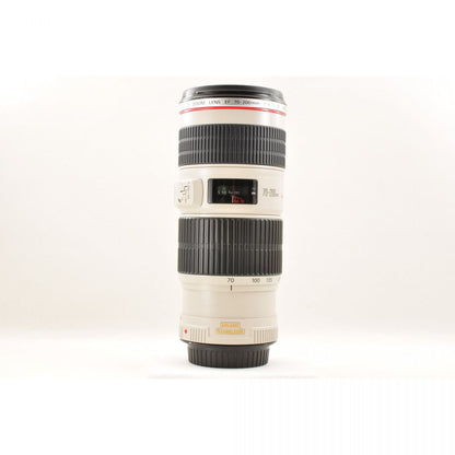 【中古】Canon EF 70-200mm f/4L IS USM 元箱 フード ズーム カメラレンズ 交換レンズ キャノン