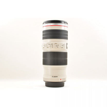 【中古】Canon EF 70-200mm f/4L IS USM 元箱 フード ズーム カメラレンズ 交換レンズ キャノン