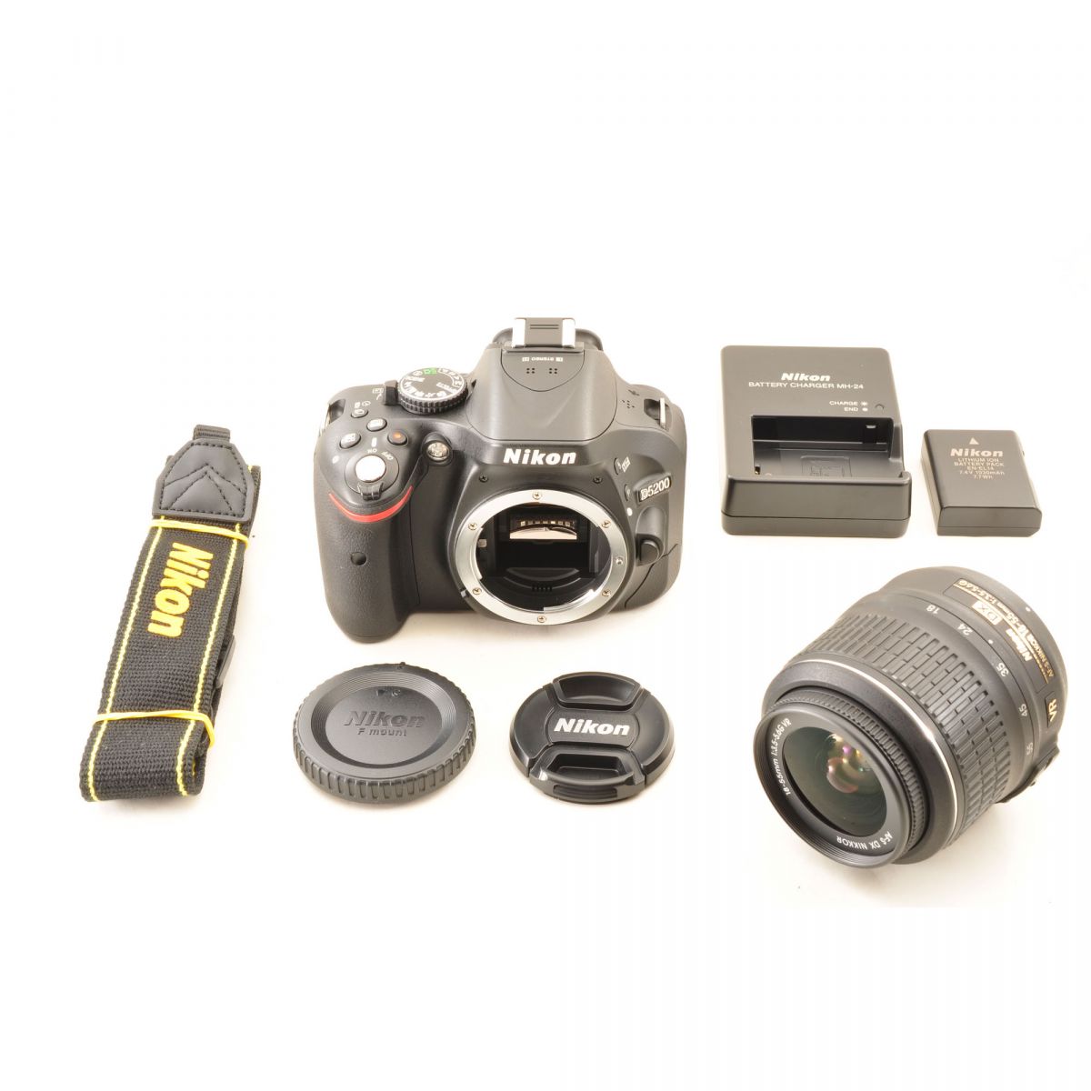 【中古】Nikon D5200 デジタルカメラ 18-140mm f/3.5-5.6G レンズ 一眼レフ ニコン