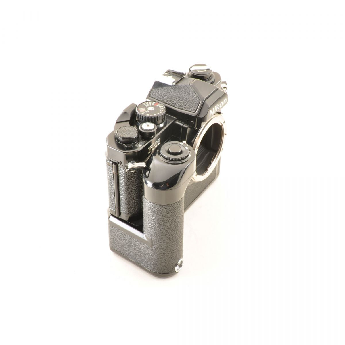 【中古】Nikon New FM2 後期 ブラック MD-12 フィルムカメラ ニコン