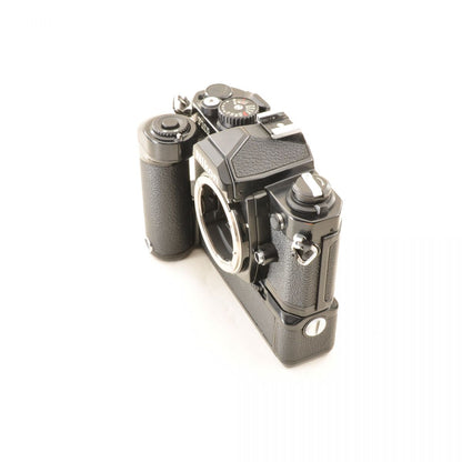 【中古】Nikon New FM2 後期 ブラック MD-12 フィルムカメラ ニコン