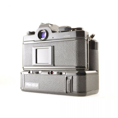 【中古】Nikon New FM2 後期 ブラック MD-12 フィルムカメラ ニコン