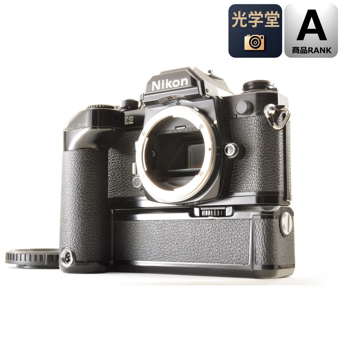 【中古】Nikon New FM2 後期 ブラック MD-12 フィルムカメラ ニコン