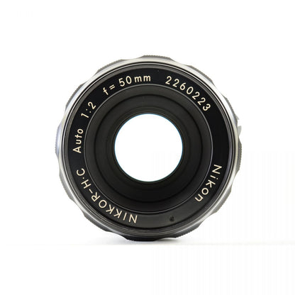 【中古】Nikon NIKKOR H.C Auto 50mm f/2 非Ai 単焦点 カメラレンズ 交換レンズ ニコン