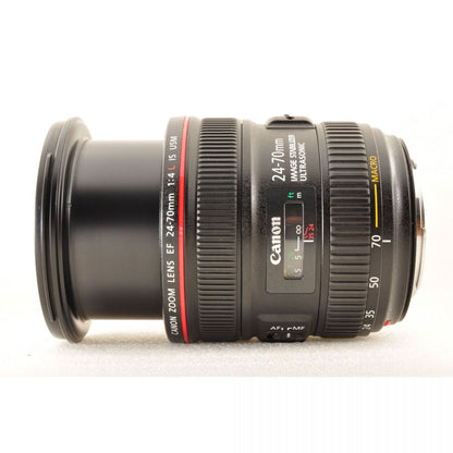 【中古】Canon EF 24-70mm f/4L IS USM ズーム フード カメラレンズ 交換レンズ キャノン
