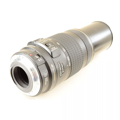 【中古】Canon EF 70-300mm f/4-5.6 IS USM 望遠ズームレンズ 元箱付 キヤノン