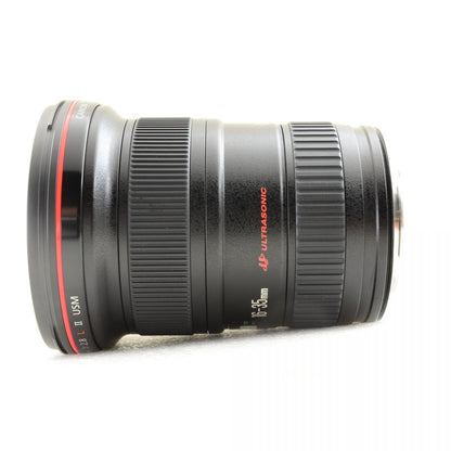 【中古】Canon EF 16-35mm f/2.8L II USM 大口径広角ズームレンズ 元箱 フード付 キヤノン