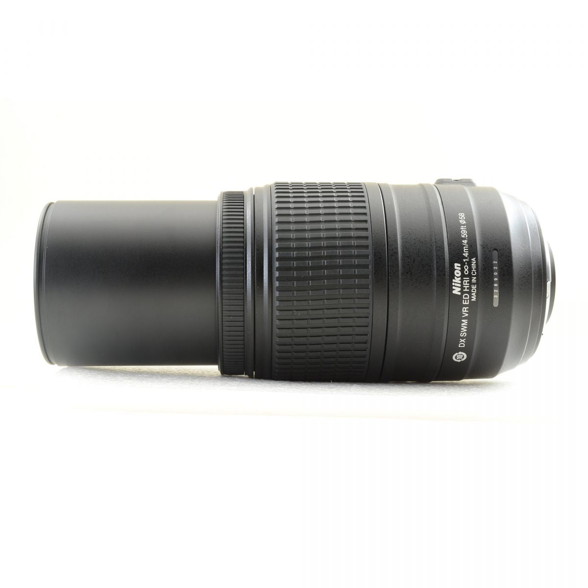 【中古】Nikon AF-S DX NIKKOR 55-300mm f/4.5-5.6G ED VR 望遠ズームレンズ フード付 ニコン