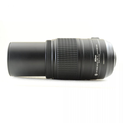 【中古】Nikon AF-S DX NIKKOR 55-300mm f/4.5-5.6G ED VR 望遠ズームレンズ フード付 ニコン