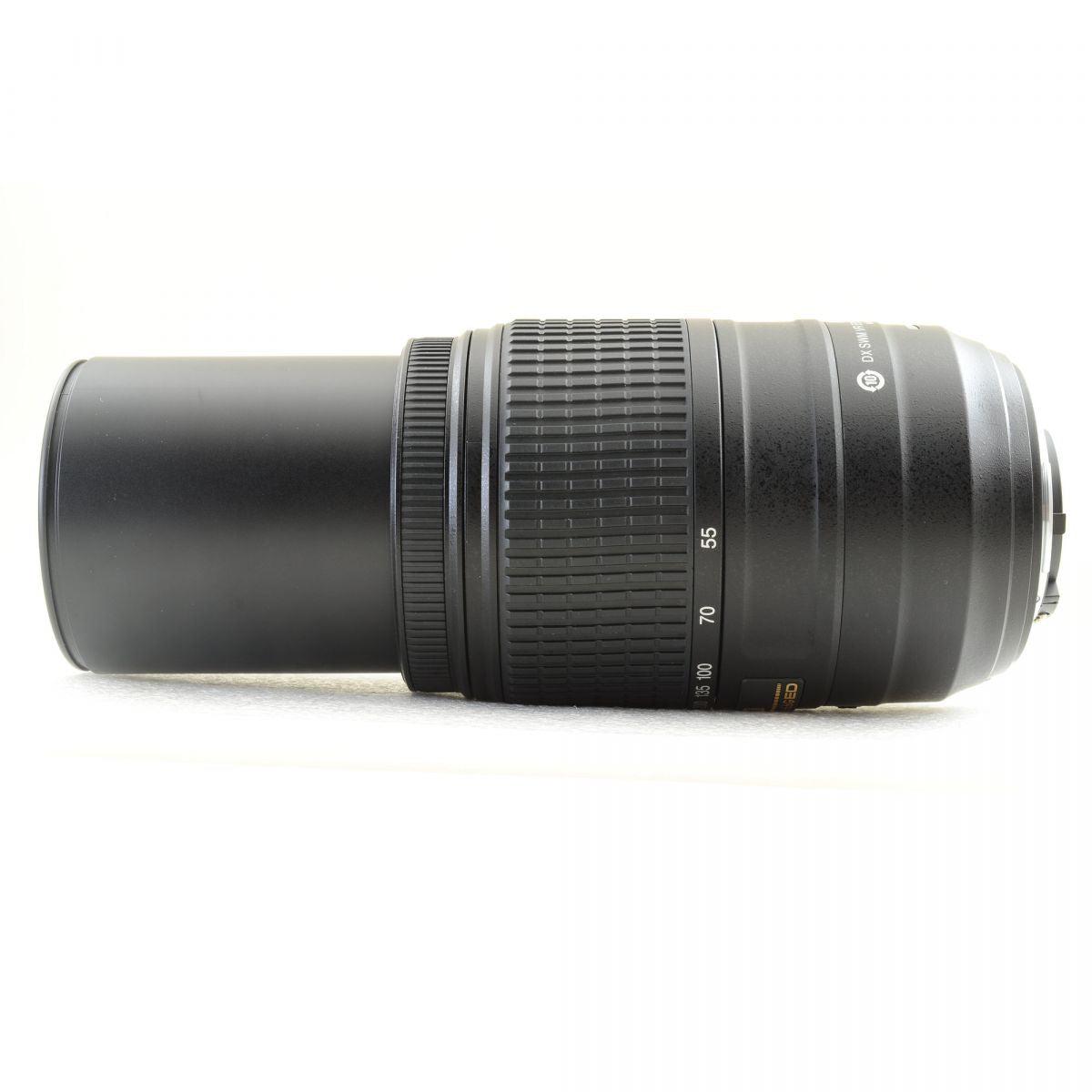 【中古】Nikon AF-S DX NIKKOR 55-300mm f/4.5-5.6G ED VR 望遠ズームレンズ フード付 ニコン