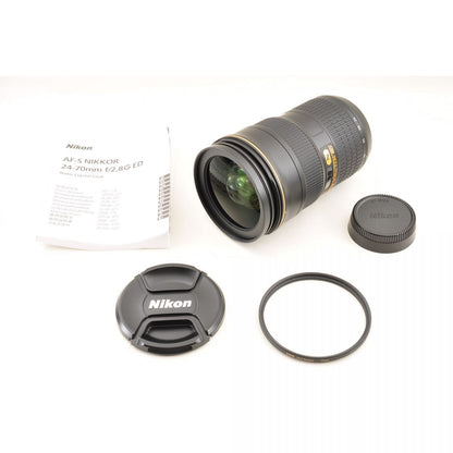 【中古】Nikon AF-S 24-70mm f/2.8G ED ケース ズーム カメラレンズ 交換レンズ ニコン
