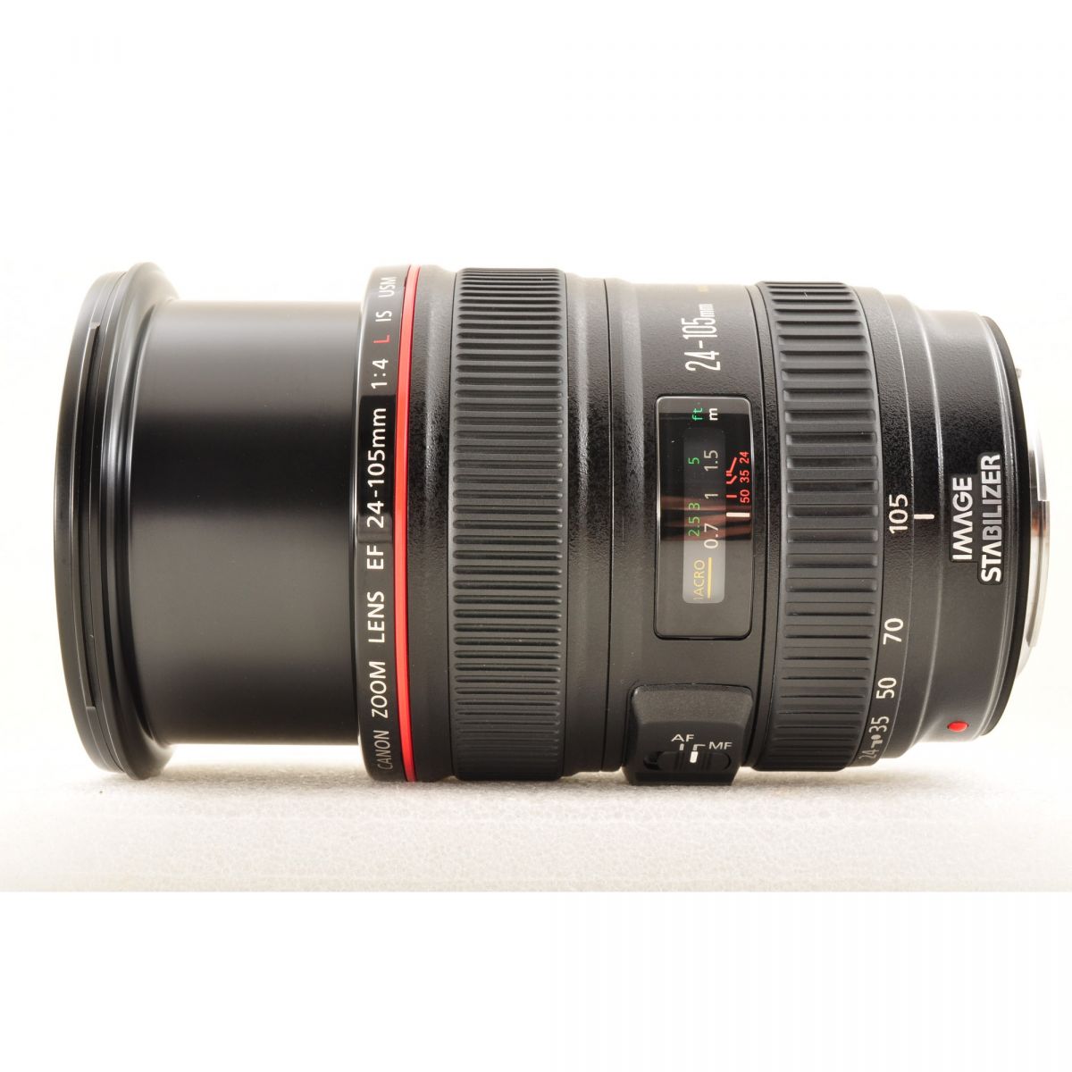 【中古】Canon EF 24-105mm f/4L IS USM ズーム 元箱 フード カメラレンズ 交換レンズ キャノン