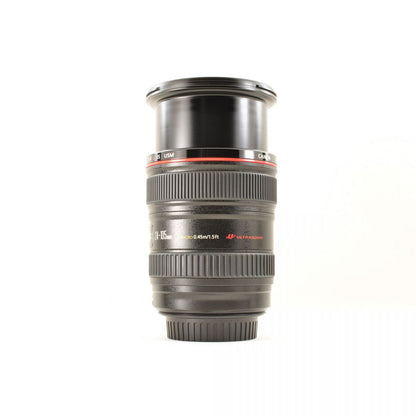 【中古】Canon EF 24-105mm f/4L IS USM ズーム 元箱 フード カメラレンズ 交換レンズ キャノン