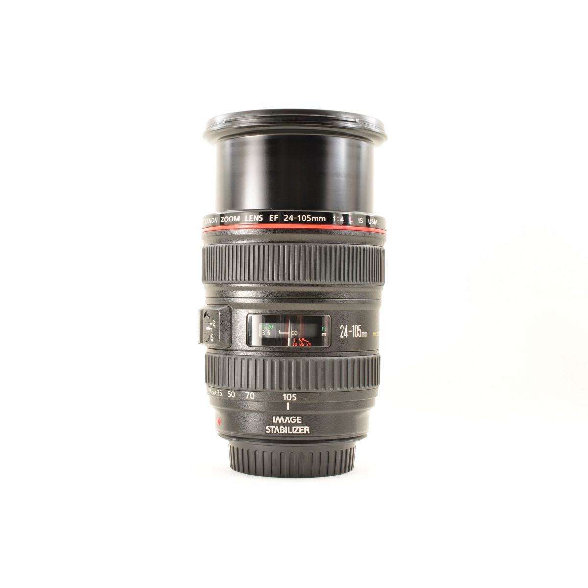 【中古】Canon EF 24-105mm f/4L IS USM ズーム 元箱 フード カメラレンズ 交換レンズ キャノン