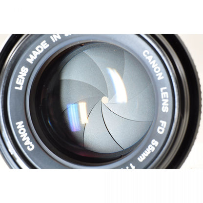【中古】Canon AE-1 シルバー フィルムカメラ FD 55mm f/1.2 単焦点 キャノン