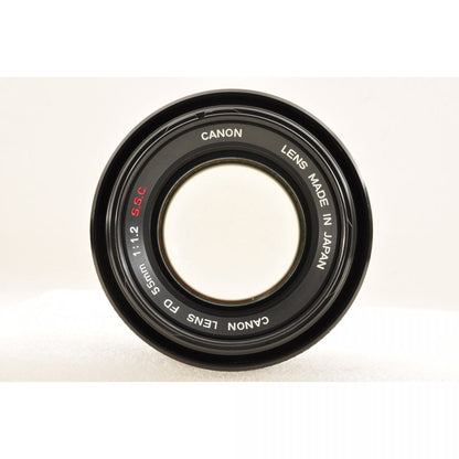 【中古】Canon AE-1 シルバー フィルムカメラ FD 55mm f/1.2 単焦点 キャノン