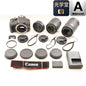 【中古】Canon EOS Kiss X7 デジタルカメラ 三本レンズセット 一眼レフ キャノン