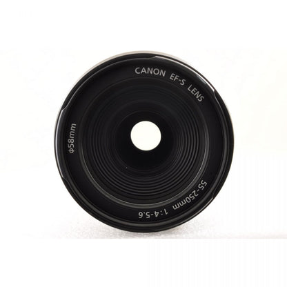 【中古】Canon EOS 70D EF-S 55-250mm f/4-5.6 IS 20.2MP 望遠ズームレンズ セット デジタル一眼レフ デジタルカメラ キヤノン
